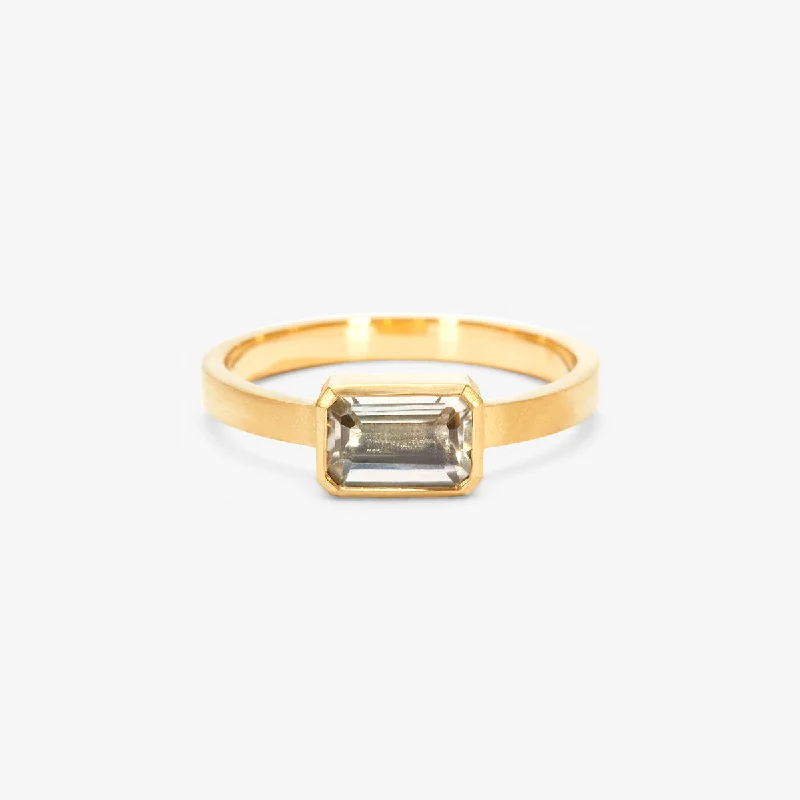 Shop Dazzling Jewelry At The Best Prices TR53-OOAK | 0.74 Carat One-of-a-Kind Elongated Octagon Cut Pale Yellow Tourmaline Ring Shop Dazzling Jewelry At The Best Prices TR53-OOAK | 0.74 Carat One-of-a-Kind Elongated Octagon Cut Pale Yellow Tourmaline Ring