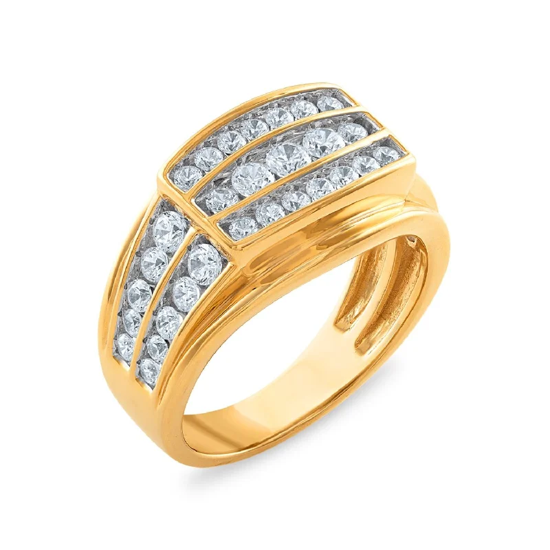 Make Your Outfit Shine With Discounted Jewelry 1-1/2 CTW Diamond Ring in 10KT Yellow Gold Make Your Outfit Shine With Discounted Jewelry 1-1/2 CTW Diamond Ring in 10KT Yellow Gold