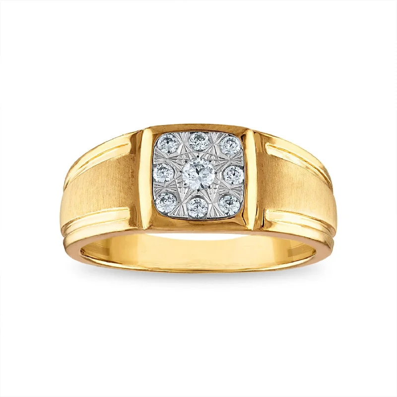 Stunning Jewelry Pieces At The Lowest Prices Ever 1/4 CTW Diamond Ring in 10KT Yellow Gold Stunning Jewelry Pieces At The Lowest Prices Ever 1/4 CTW Diamond Ring in 10KT Yellow Gold
