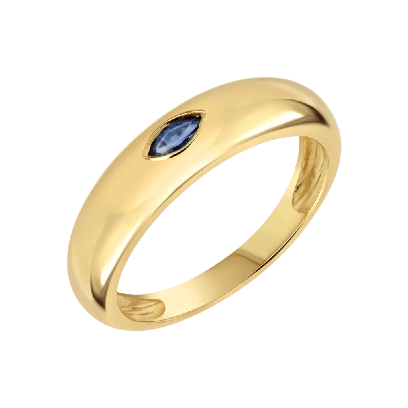 Jewelry Clearance – Final Chance To Save Big Marquise Blue Sapphire Dome Ring