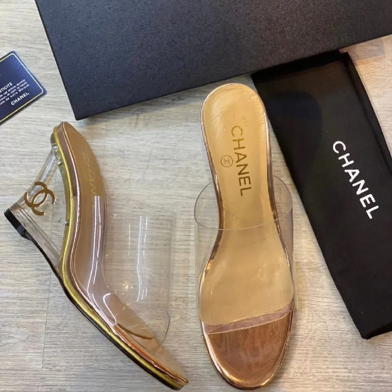 Stylish Savings Chanel Clear Shoes For Women