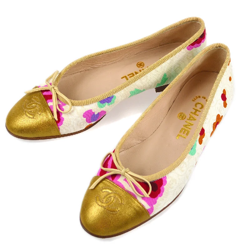 Trendy Footwear Sale CHANEL Floral ballerinas Shoes #37 1/2