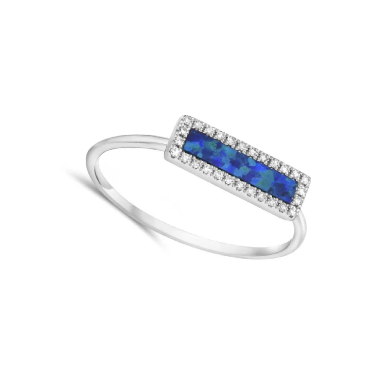 Get The Best Deals On Timeless Jewelry Pieces Contemporary Design Opal and Diamond Halo Ring Get The Best Deals On Timeless Jewelry Pieces Contemporary Design Opal and Diamond Halo Ring