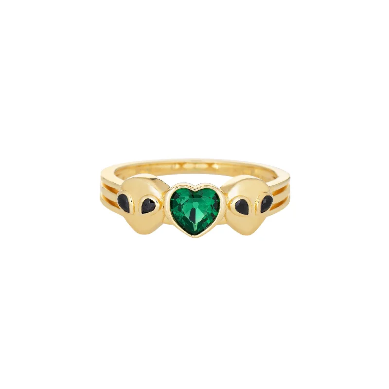 Elegant Jewelry, Exclusive Prices – Shop Now Cosmic Love Ring - Green