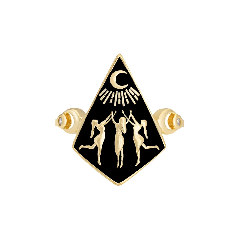 Luxury Handcrafted Jewelry For Elegant Looks Coven Ring