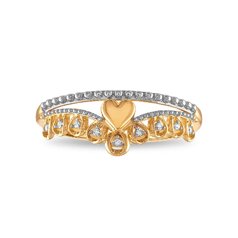 Exclusive Jewelry Sale – Shine For Less Diamond Accent Heart Ring in 10KT Yellow Gold Exclusive Jewelry Sale – Shine For Less Diamond Accent Heart Ring in 10KT Yellow Gold