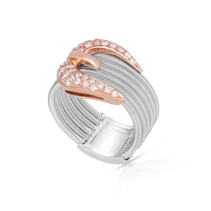 Shop Signature Jewelry Styles At Exclusive Prices Diamond Accented Buckle Design Ring Shop Signature Jewelry Styles At Exclusive Prices Diamond Accented Buckle Design Ring