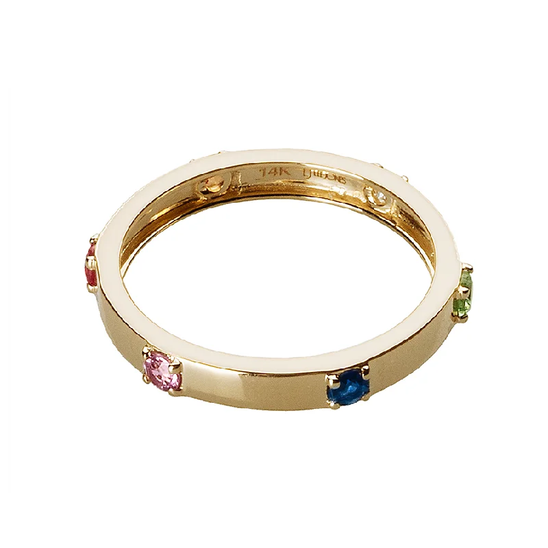 Grab Your Favorite Jewelry At The Lowest Prices Diamond & Rainbow Sapphire Ribbon Ring Grab Your Favorite Jewelry At The Lowest Prices Diamond & Rainbow Sapphire Ribbon Ring