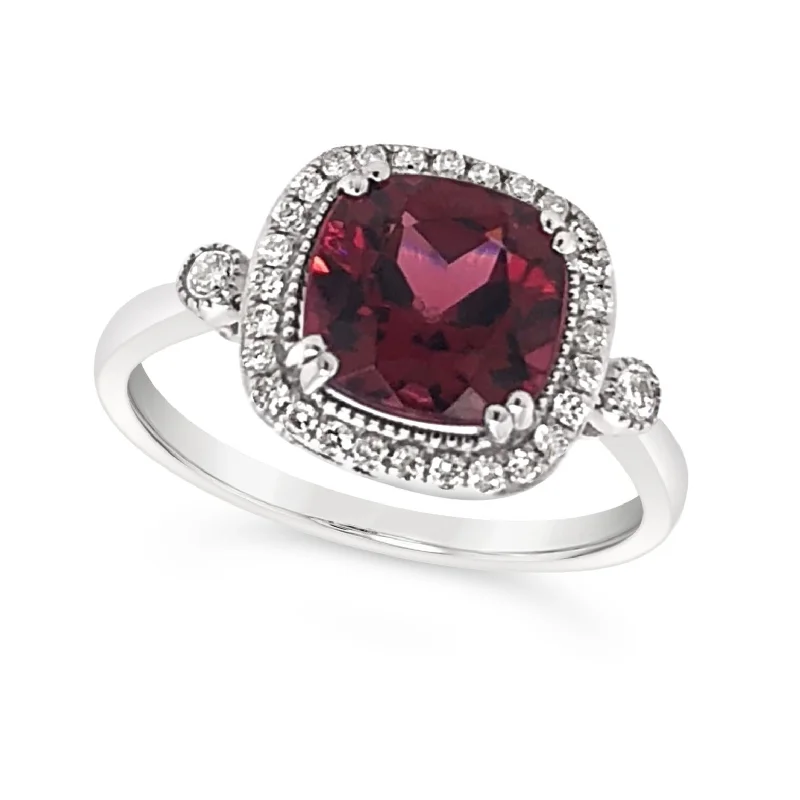 Sparkle More For Less – Jewelry Sale Happening Now Rhodolite Garnet and Diamond Ring Sparkle More For Less – Jewelry Sale Happening Now Rhodolite Garnet and Diamond Ring