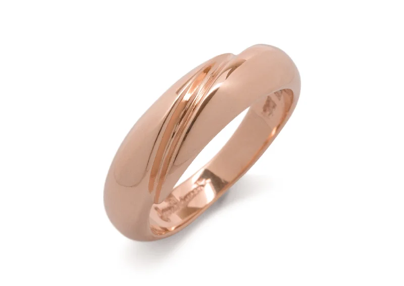 Grab Your Favorite Jewelry At The Lowest Prices JW1 Domed Ring, Red Gold
