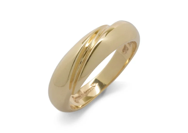 The Biggest Jewelry Sale Of The Year Is Here JW1 Domed Ring, Yellow Gold