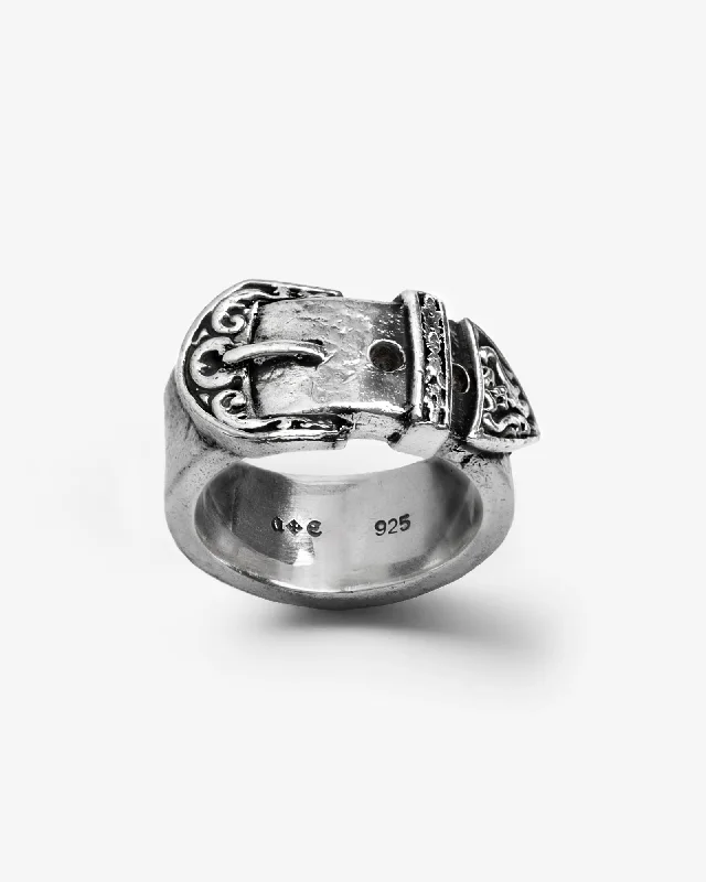 Affordable Gold-Plated Jewelry For Modern Fashion Harlequin Belt Ring
