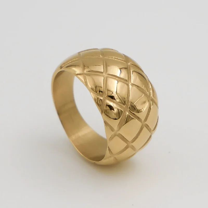 Luxury Jewelry Clearance – Shop Premium Styles Now Kara Dome Ring | Gold
