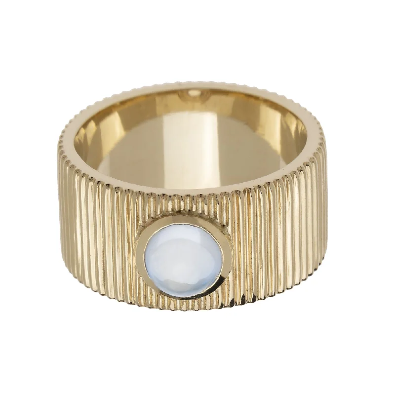 Stunning Statement Jewelry, Unbeatable Discounts Centered Moonstone Ring