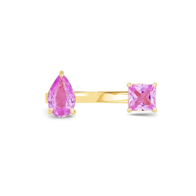 Grab Stylish Jewelry Before The Sale Ends Pink Sapphire Reign Ring
