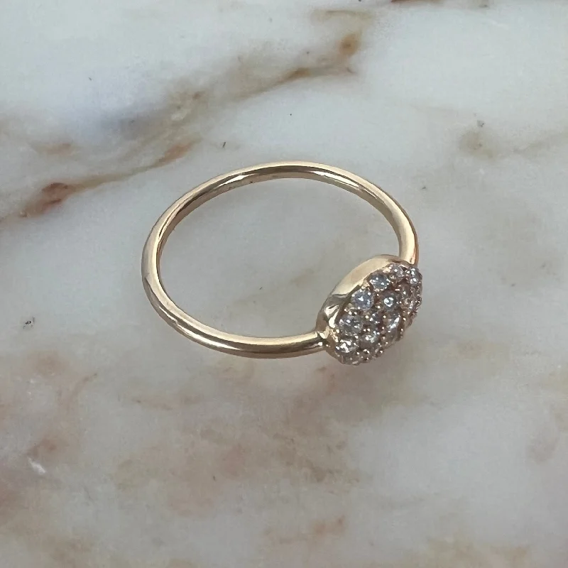 Trending Jewelry Now Available At Exclusive Prices Puffed Diamond Signet Ring