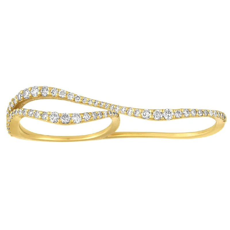 Everyday Jewelry Essentials Now On Sale Diamond Two Finger Ring