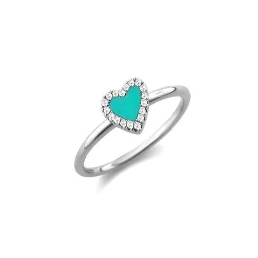 Exclusive Jewelry Sale – Sparkle For Less Turquoise and Diamond Ring