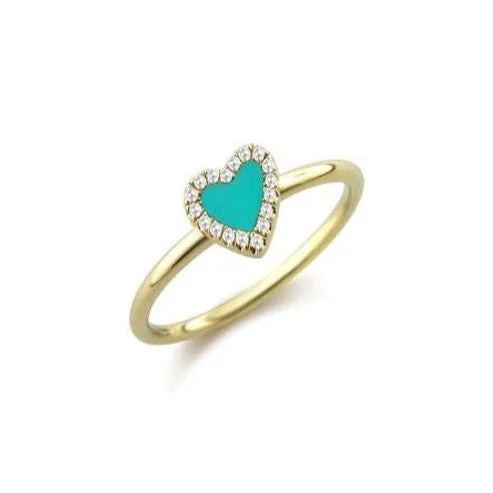 Modern Jewelry At Exclusive Discounts – Shop Today Turquoise and Diamond Ring