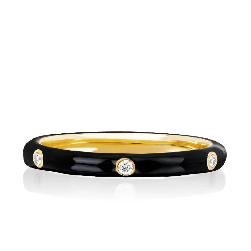Huge Markdowns On Premium Jewelry Styles Diamond Enamel Ring
