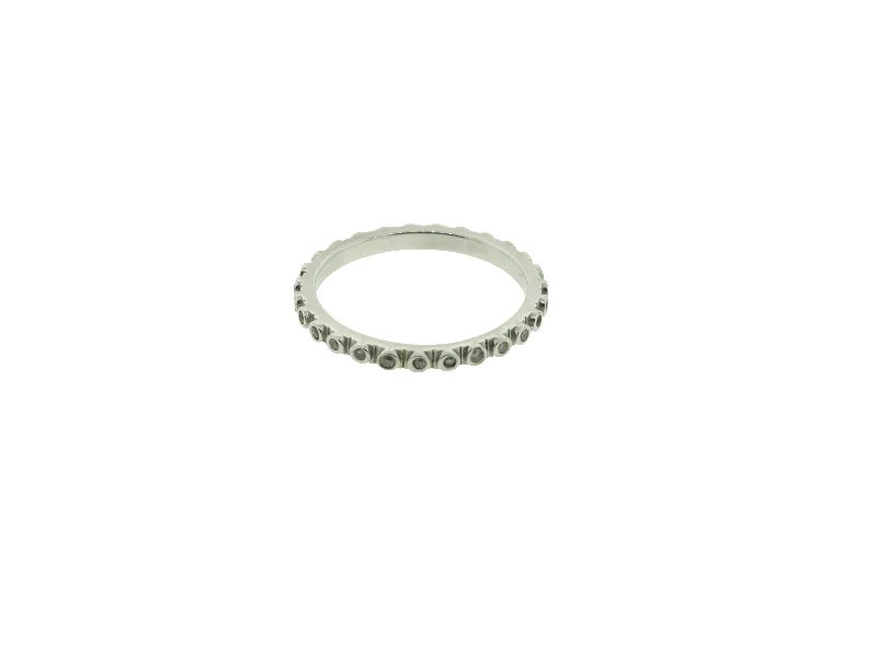 Limited-Stock Jewelry Sale – Once It's Gone, It's Gone Small Cell White Gold Ring With Diamonds Limited-Stock Jewelry Sale – Once It's Gone, It's Gone Small Cell White Gold Ring With Diamonds