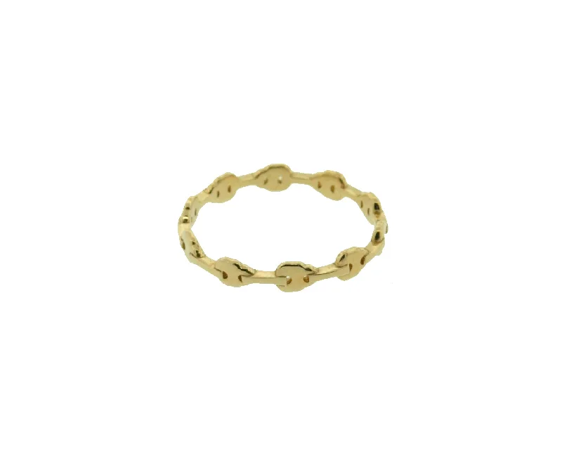 Last Chance To Grab Your Favorite Jewelry At A Discount Small Yellow Gold Skull Outline Ring Last Chance To Grab Your Favorite Jewelry At A Discount Small Yellow Gold Skull Outline Ring