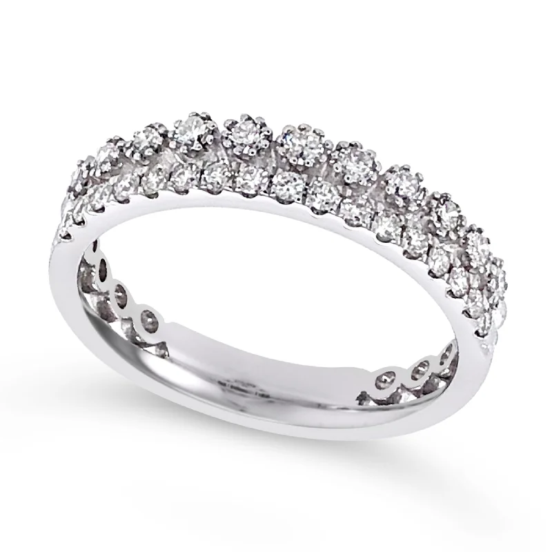 The Perfect Accessory For Less – Jewelry Sale Live Two Row Diamond Band - .45 carat t.w.