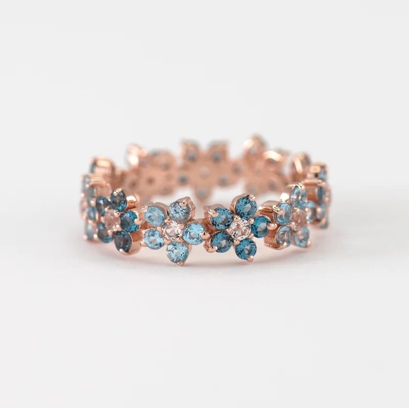 Luxury Jewelry At Unbeatable Discounts Viola Blue Topaz Band