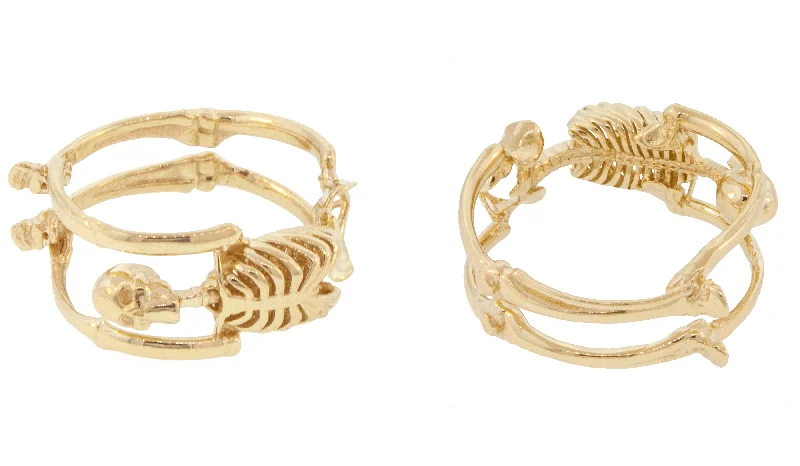Modern Jewelry At Exclusive Discounts – Shop Today Yellow Gold Skeleton Ring