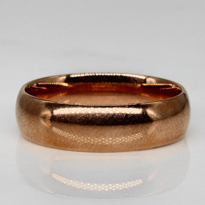 High-End Jewelry, Now More Affordable Than Ever 10k Rose Gold Band | SZ 10 |