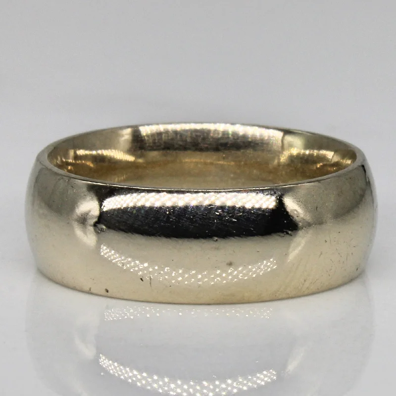 Luxury Jewelry At Unbeatable Discounts 10k White Gold Band | SZ 7.25 |