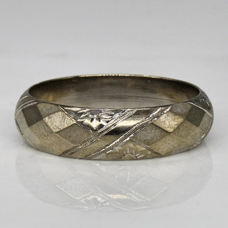 Timeless Beauty, Unbeatable Deals – Jewelry Sale On 10k White Gold Textured Ring | SZ 9.5 | Timeless Beauty, Unbeatable Deals – Jewelry Sale On 10k White Gold Textured Ring | SZ 9.5 |