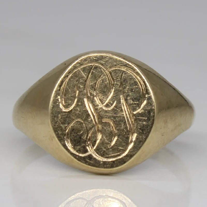 Exclusive Gemstone Jewelry Markdowns – Shop Now Yellow Gold Initial 'P.P.' Signet Ring | SZ 6.5 | Exclusive Gemstone Jewelry Markdowns – Shop Now Yellow Gold Initial 'P.P.' Signet Ring | SZ 6.5 |