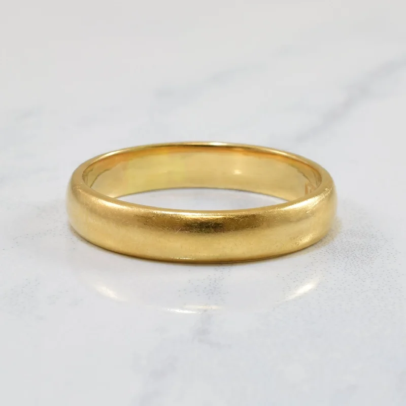 Personalized Engraved Jewelry For Meaningful Gifts 18k Yellow Gold Band | SZ 8 |
