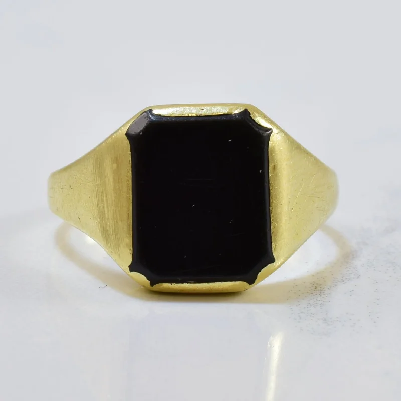 Jewelry Clearance Sale – Final Reductions Black Onyx Signet Ring | 3.00ct | SZ 7.25 | Jewelry Clearance Sale – Final Reductions Black Onyx Signet Ring | 3.00ct | SZ 7.25 |