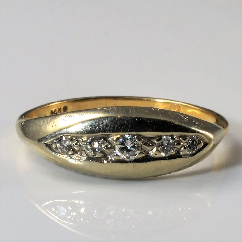 Last Chance To Grab Your Favorite Jewelry At A Discount Retro Diamond Two Tone Ring | 0.15ctw | SZ 7.25 | Last Chance To Grab Your Favorite Jewelry At A Discount Retro Diamond Two Tone Ring | 0.15ctw | SZ 7.25 |