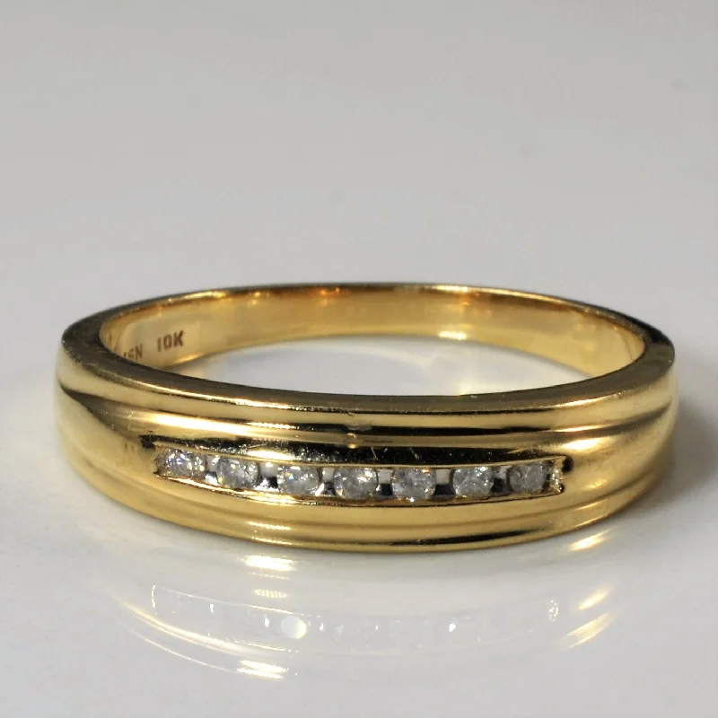 Don't Miss These Dazzling Jewelry Discounts Channel Set Diamond Band | 0.07ctw | SZ 10 | Don't Miss These Dazzling Jewelry Discounts Channel Set Diamond Band | 0.07ctw | SZ 10 |