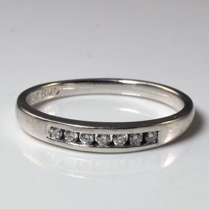 Handcrafted Beauty At Affordable Prices Channel Set Diamond Band | 0.11ctw | SZ 6.5 | Handcrafted Beauty At Affordable Prices Channel Set Diamond Band | 0.11ctw | SZ 6.5 |