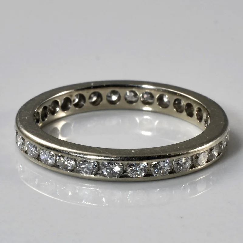 Sparkle More For Less – Jewelry Sale Happening Now Channel Set Diamond Eternity Band | 0.95ctw | SZ 6.5 | Sparkle More For Less – Jewelry Sale Happening Now Channel Set Diamond Eternity Band | 0.95ctw | SZ 6.5 |