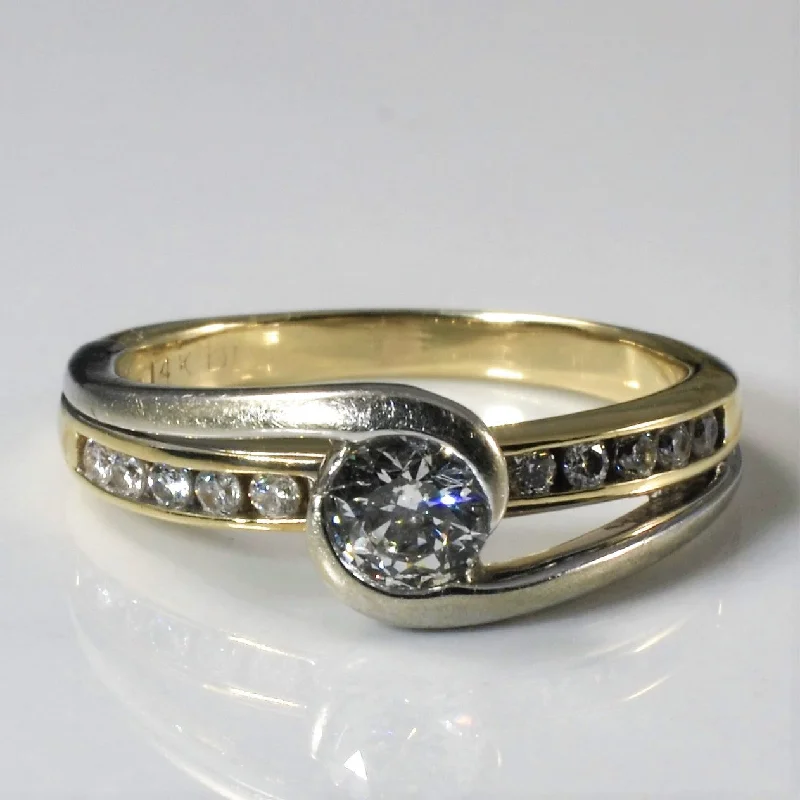 Sparkle For Less – Shop Our Limited-Time Jewelry Deals Two Tone Diamond Bypass Ring | 0.47ctw | SZ 6 | Sparkle For Less – Shop Our Limited-Time Jewelry Deals Two Tone Diamond Bypass Ring | 0.47ctw | SZ 6 |