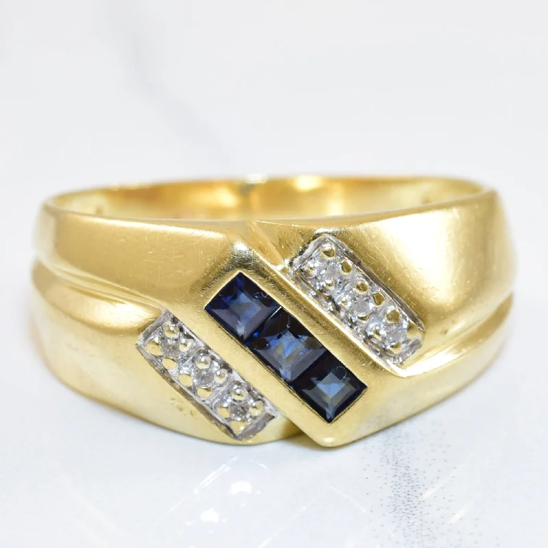 Elegant Jewelry, Exclusive Prices – Shop Now Channel Set Sapphire & Diamond Ring | 0.30ctw, 0.04ctw | SZ 7 | Elegant Jewelry, Exclusive Prices – Shop Now Channel Set Sapphire & Diamond Ring | 0.30ctw, 0.04ctw | SZ 7 |