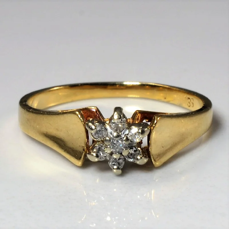 Luxury Jewelry Without The Luxury Price Tag Cluster Set Diamond Ring | 0.07ctw | SZ 5.25 | Luxury Jewelry Without The Luxury Price Tag Cluster Set Diamond Ring | 0.07ctw | SZ 5.25 |