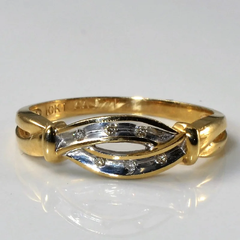 Luxury Meets Affordability – Jewelry Sale Now Live Crossover Diamond Knot Ring | 0.03ctw | SZ 6.75 | Luxury Meets Affordability – Jewelry Sale Now Live Crossover Diamond Knot Ring | 0.03ctw | SZ 6.75 |