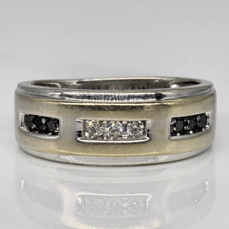 Don't Miss Out On Jaw-Dropping Jewelry Discounts Black & White Diamond Channel Set Ring | 0.27ctw | SZ 10.25 | Don't Miss Out On Jaw-Dropping Jewelry Discounts Black & White Diamond Channel Set Ring | 0.27ctw | SZ 10.25 |