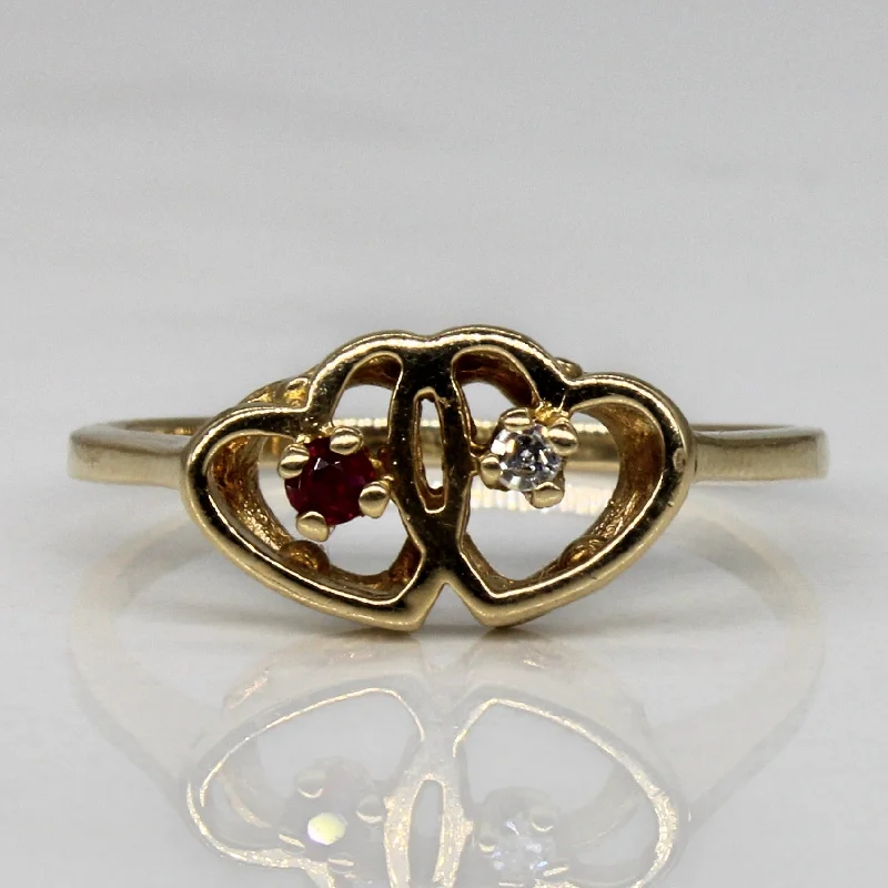 Exclusive Jewelry Sale Event – Shop Now Diamond & Ruby Heart Ring | 0.02ct, 0.02ct | SZ 5.75 | Exclusive Jewelry Sale Event – Shop Now Diamond & Ruby Heart Ring | 0.02ct, 0.02ct | SZ 5.75 |