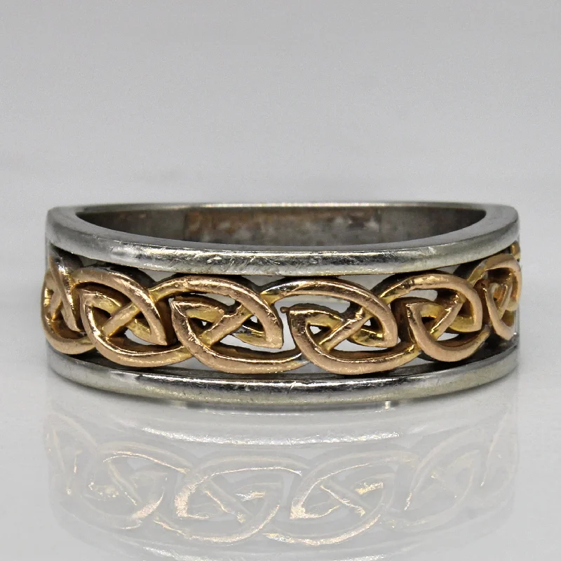 Best Jewelry Deals – Shop Premium Pieces At Great Prices Duo Tone Druid Knot Ring | SZ 11 | Best Jewelry Deals – Shop Premium Pieces At Great Prices Duo Tone Druid Knot Ring | SZ 11 |