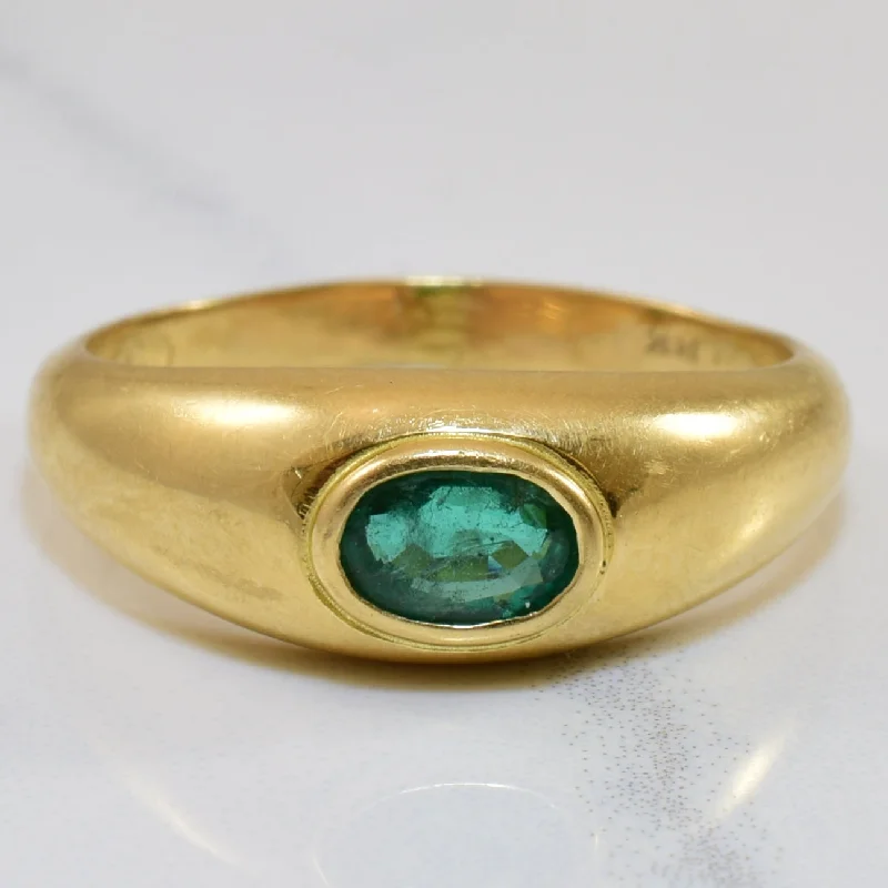 Fashion-Forward Jewelry At Incredible Prices Tapered Bezel Set Emerald Ring | 0.43ct | SZ 9.75 | Fashion-Forward Jewelry At Incredible Prices Tapered Bezel Set Emerald Ring | 0.43ct | SZ 9.75 |