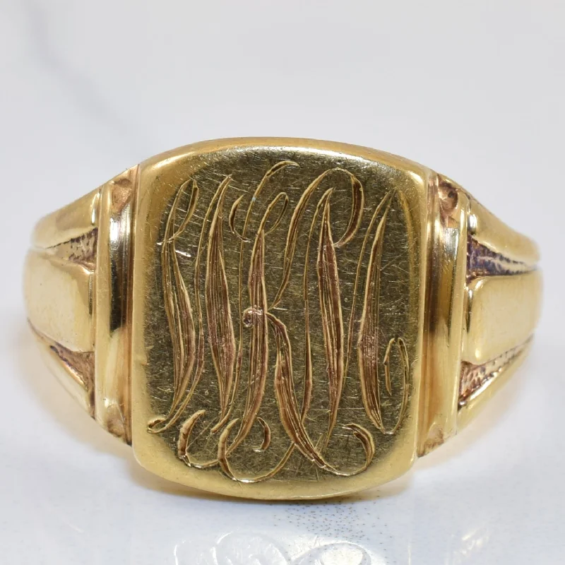 The Biggest Jewelry Sale Of The Year Is Here Engraved Initial 'WKM' Signet Ring | SZ 8.25 | The Biggest Jewelry Sale Of The Year Is Here Engraved Initial 'WKM' Signet Ring | SZ 8.25 |