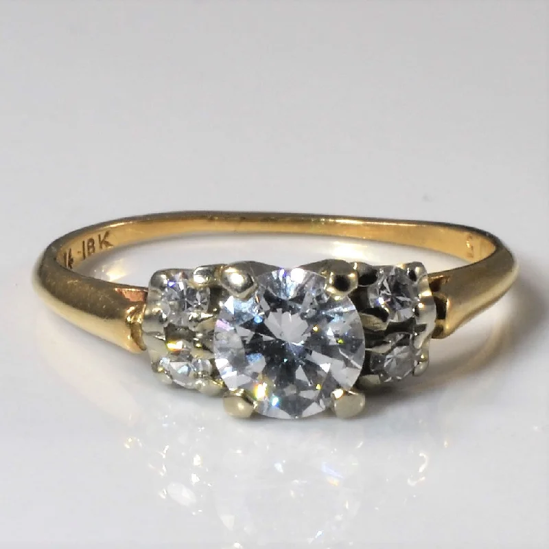 Grab Stylish Jewelry Before The Sale Ends Five Stone Diamond Engagement Ring | 0.76ctw | SZ 6.5 | Grab Stylish Jewelry Before The Sale Ends Five Stone Diamond Engagement Ring | 0.76ctw | SZ 6.5 |
