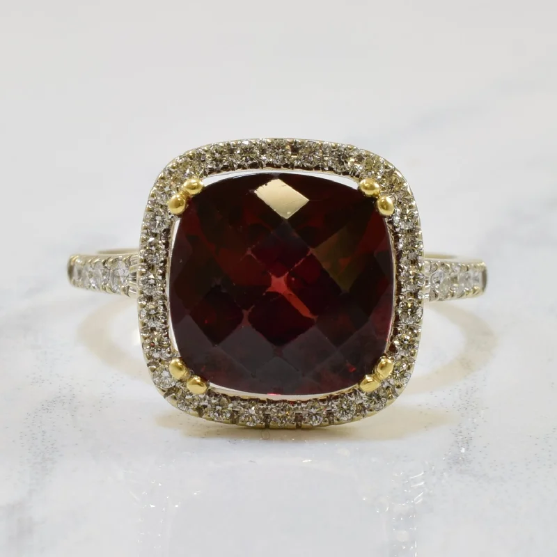 Special Sale On Handcrafted Jewelry – Shop Today Garnet & Diamond Ring | 6.75ct, 0.36ctw | SZ 9.75 | Special Sale On Handcrafted Jewelry – Shop Today Garnet & Diamond Ring | 6.75ct, 0.36ctw | SZ 9.75 |